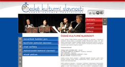 Desktop Screenshot of ceske-kulturni-slavnosti.cz