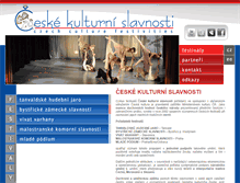Tablet Screenshot of ceske-kulturni-slavnosti.cz